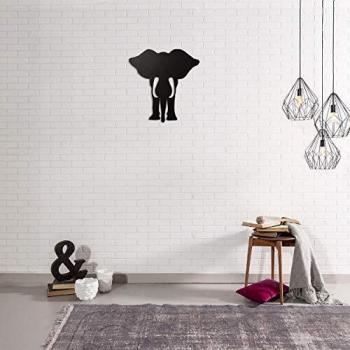 Tableau Éléphant Noir