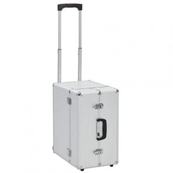 Valise de pilote argenté 47 x 39 x 27 cm