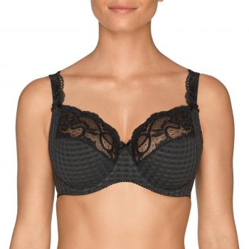 Bügelloser BH Madison 016‑2120 „B‑E Night“ – Grau, Größe 90 NGR D
