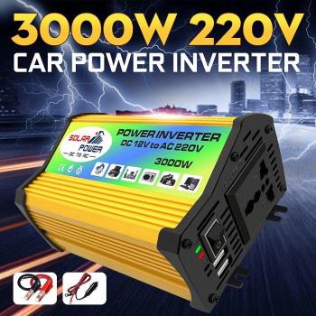 Auto Energie Konverter 4000W DC 12V auf AC 220V mit 2 USB Ports