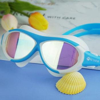 Children's Adjustable Swim Goggles with Comfortable Silicone and Anti-Fog