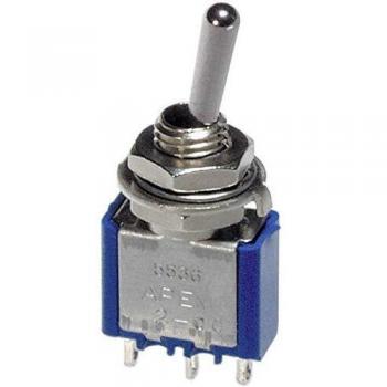 APEM 5569A Kippschalter mit rastenfreier Rückstellung – 250 V AC, 3 A