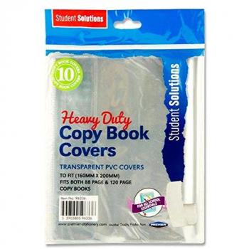 Premier Stationery Clear Book Cover for School Supplies