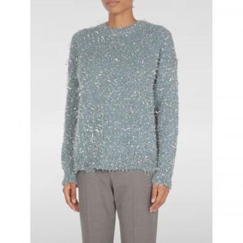 MSGM Blue Crew Neck Knitwear for Women