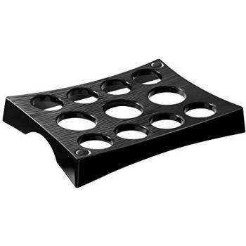 CEP Becherträger, für 11 Becher, schwarz, aus Polystyrol
