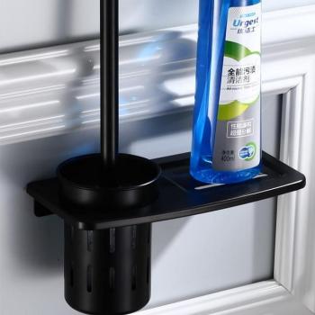 Soporte de escobilla de baño de aluminio