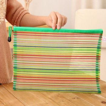 A4 Nylon Zipper File Folder