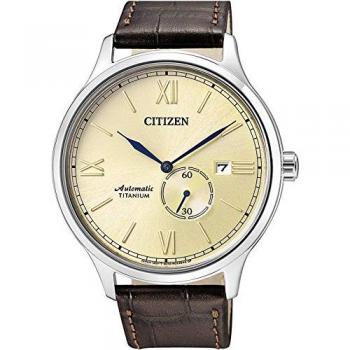 Citizen Herrenzeitmesser Analog, Lederarmband – NJ0090‑13P