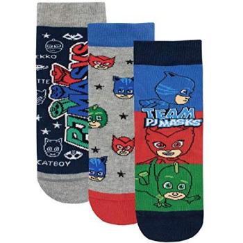 Triple Catboy Owlette Gekko Socks – Blue, Size 4-6