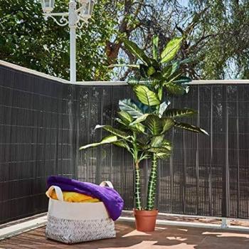 Eco Anthracite Wicker 1x3m