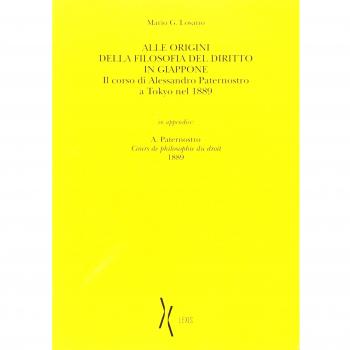 Alle origini della filosofia del diritto in Giappone. Il corso di Alessandro Paternostro a Tokyo nel 1889