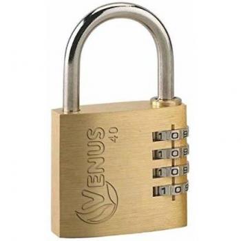 Thirard – Cadenas Venus en laiton nacré – Hauteur 27 mm – Anse 5 mm – Largeur 40 mm – Matériau Zamac