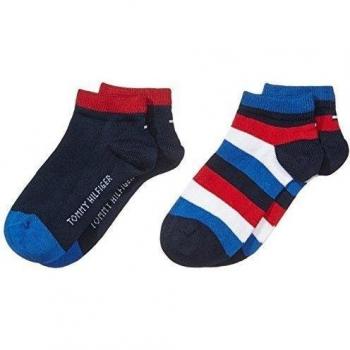 Tommy Hilfiger Calcetines para Niños, Azul (Midnight Blue 563)