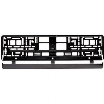Porte-plaques d'immatriculation noir avec design VIRAGE 93-001