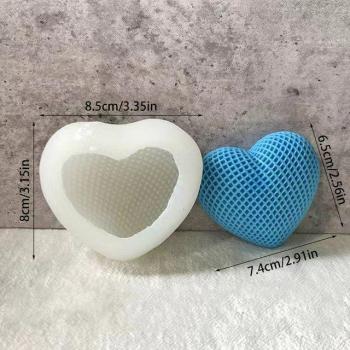 Molde de silicona para hacer decoraciones en forma de corazón