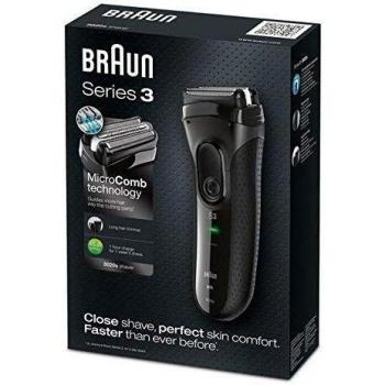 Máquina de Afeitar Braun 3020S Negro