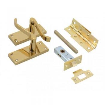 Victorian Scroll Door Collection – Brass Finish