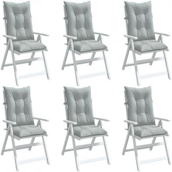 VidaXL Conforto Alta Cadeira – Almofadão 6 Unid. (Mesclado Tecido)