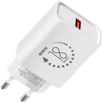 Rychlý USB‑A 18 W nabíječka Me – Bílá