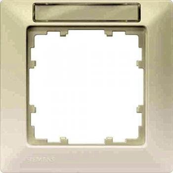 White 1‑Gang Frame (Model 5TG2551‑4) – Siemens