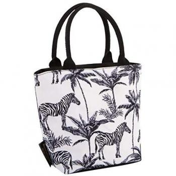 MADAGASCAR LUNCH TOTE – ZEBRA