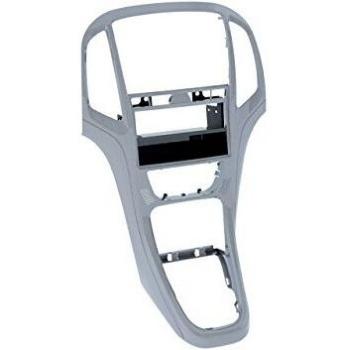 Compartiment de rangement et adaptateur de façade 2-DIN Opel Astra 2009 Gris Platine
