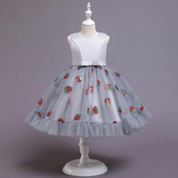 European American Style Christmas Princess Dress