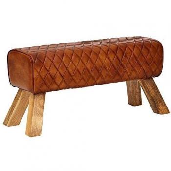 Sitzbank 89 x 46 x 35 cm Braun