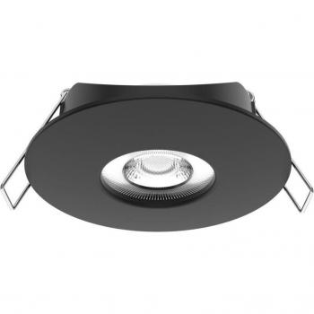 LED Deckenstrahler 5W rund IP44 Schwarz