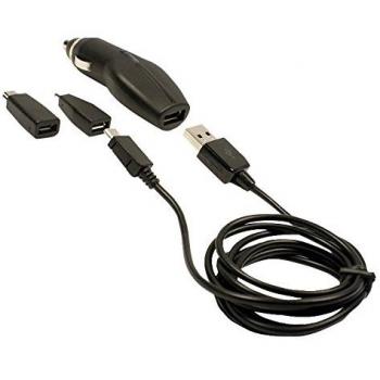 Fontastic Auto-Ladeadapter Car 1A schwarz mit 1m MicroUSB Kabel
