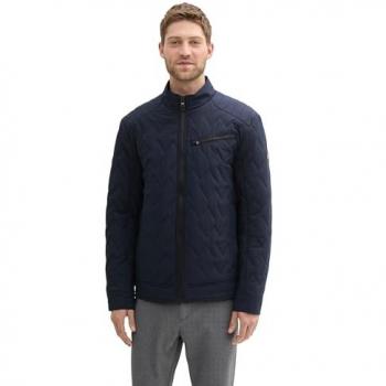 Herren-Bikerjacke Tom Tailor – Blau, Universell, XXL