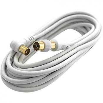 Cable Coassiale 2m VulTech CAAU602 per Antenna TV con Connettore Femmina