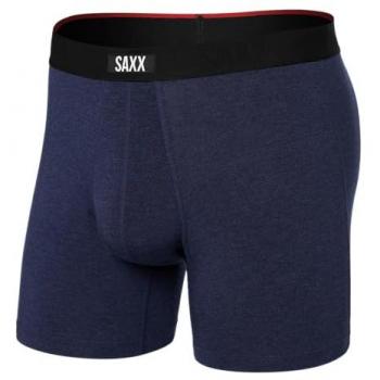 Saxx Vibe Xtra Fly Boxers Astro Blue Heather Men's Size S
