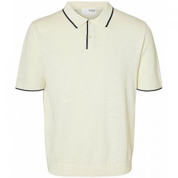 Selected Homme Poloshirt Regular Fit Beige S