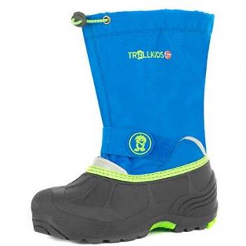 Trollkids Kindereinheit Telemark Winterboot XT Blau, Größe 38, Unisex