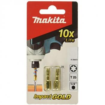 Makita Gold Impact Torx Screws – T25 25mm, Pair