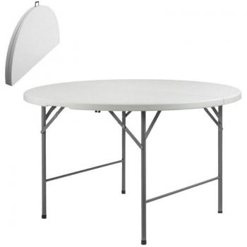 Mesa Catering Lolahome HDPE Blanca Ø 154x74