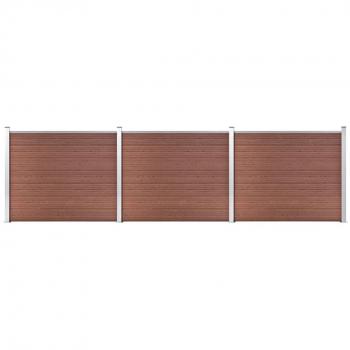Malla Ventilante Valla WPC 526x146 – Marrón