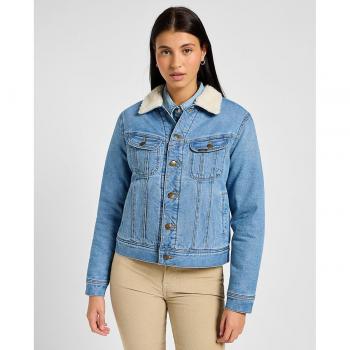 Giacca di Jeans Lee Fodera Sherpa Blu Voyage XS
