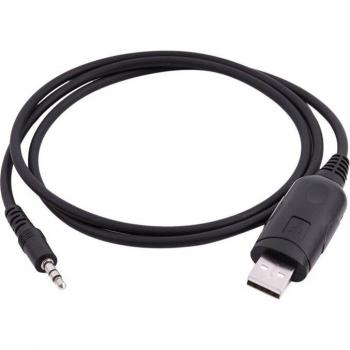 Kit Talkie Doble Banda negro: 1x UT‑106UV BNC + 1x Antena 3,5 Mm US