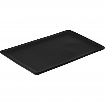 Aida Assiette Design Titanium Noir 31,5 x 20 cm