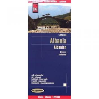 Reise Know-How Landkarte Albanien / Albania