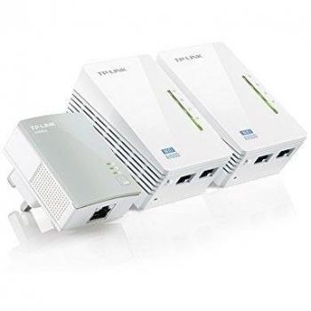 TL-WPA4220TKIT AV600 Powerline 300 Mbit/s WiFi Extender (2 LAN) – UK Plug