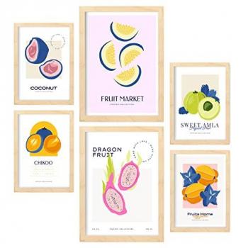 Set Nacnic A3/A4: Carteles Alimenticios con Plantas