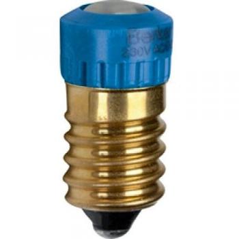 Lámpara Azul LED 230V E14 Hager Berker – Control de Brillo