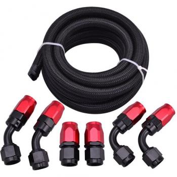 3 Meter AN10 10AN Hose with Fittings for Oil/Fuel/Water