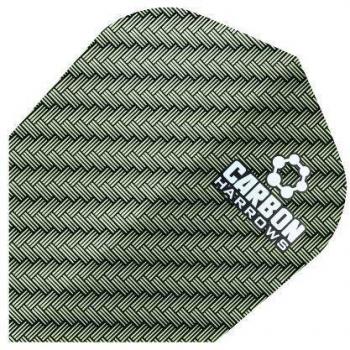 10‑Pack Harrows Green Carbon Dart Flights