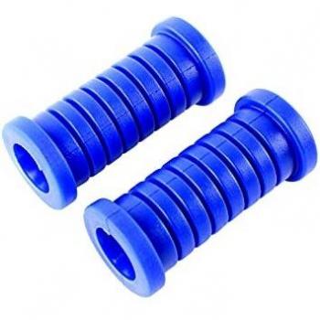 Fußrasten‑Gummibänder Blau (gerippt) 90 mm – für Simson Modelle S51, S50, S70