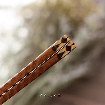 Set de Palillos Hechos a Mano Madera‑Hierro “Sushi Premium”