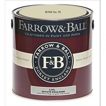 Farrow & Ball Bone No. 15 Emulsion Paint 2.5L
